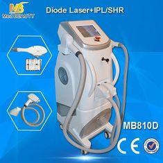 ประเทศจีน Pain Free Shr + Ipl + Rf Semiconductor Laser Hair Removing Machine White Color ผู้ผลิต
