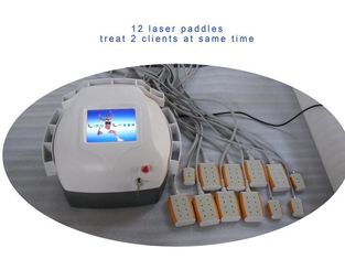 ประเทศจีน Abs Plastic Lipo Laser Machine Body Slimming , Weight Loss Machine 12 Pads Diodes Lipo Laser ผู้ผลิต