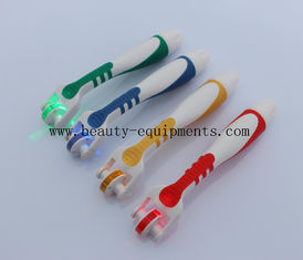 ประเทศจีน Safe Derma Rolling System , Micro Needle Roller Therapy With Blue / Red / Yellow / Green LED Light ผู้ผลิต
