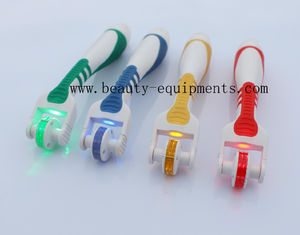 ประเทศจีน 540 Needles Derma Rolling System Micro Needle Roller With Blue / Red / Yellow / Green LED Light ผู้ผลิต